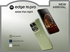 Motorola Edge 70 Pro tanıdık bir tasarıma sahiptir.