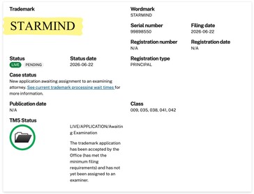SpaceX Starmind yapay zeka uydu kümesi ticari markası