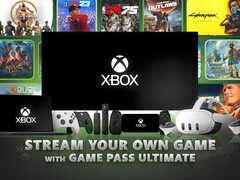 Xbox Game Pass Ultimate bulut akışı için afiş gösterildi