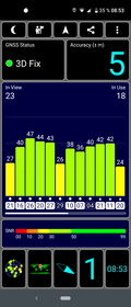 GPS test outdoors