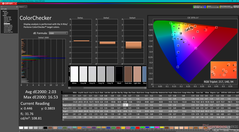 Kalibrasyondan sonra ColorChecker