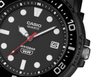 Resimde görülen, tamamen siyah renkli Casio MRW-240H-1E1JF.