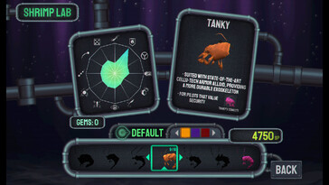 Resimde görülüyor: Shrimp Game'den bir oynanış ekran görüntüsü: Krill Onaylandı.