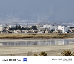 Telekonvertörsüz Vivo X300 Pro 400 mm