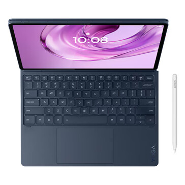 Verimlilik için klavyesi ve stylus kalemi ile birlikte gelen Lenovo Yoga Tab Plus Gen 2
