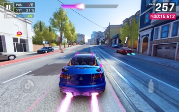 Xiaomi Redmi Pad SE üzerinde Asphalt 9