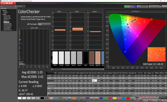 ColorChecker before calibration (Primary display)