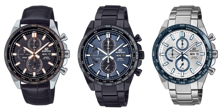 Casio'nun Edifice EFR-574BL-1AV, EFR-574DC-2AV ve EFR-574DE-7AV saatleri