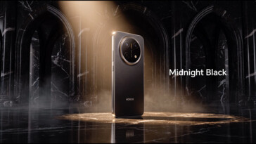Midnight Black renkli Honor X9e Pro.