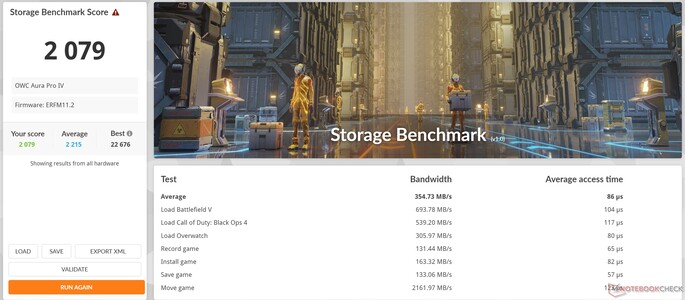 3DMark Depolama Puanı