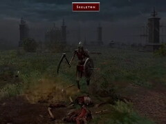 Diablo II: Resurrected VR'da bir iskeletle karşılaşıyoruz