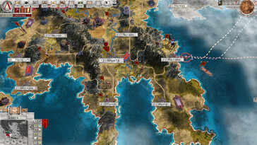 Resim: Imperiums: Greek Wars oyunundan bir ekran görüntüsü.