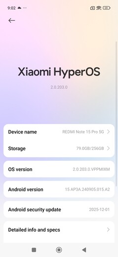 Yazılım Xiaomi Redmi Note 15 Pro 5G