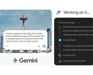 Gemini Spark, Chrome'da bir uçuş aramasını işler ve rezervasyonu başlatır