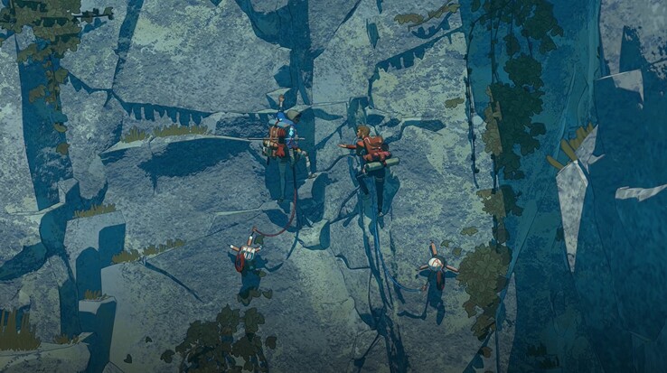 Cairn'den bir oynanış ekran görüntüsü