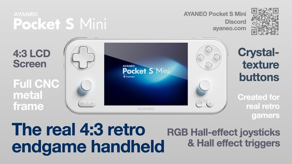 Ayaneo Pocket S Mini, Pocket S ile aynı işlemciden güç alacak. (Görsel kaynağı: Ayaneo)