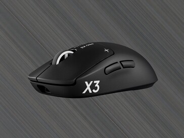 Logitech G Pro X3 Superstrike oyun faresinin yandan görünümü