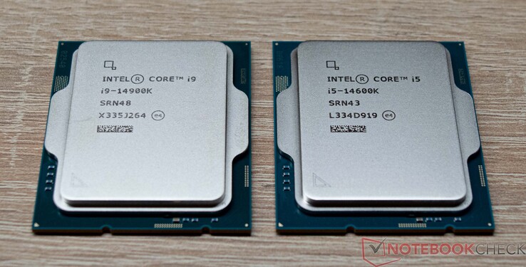 Intel Core i9-14900K ve Intel Core i5-14600K