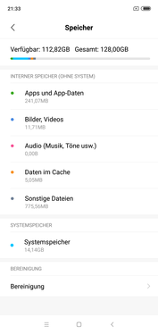 Software: Xiaomi Mi 8 Lite MIUI Global 10.0