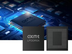 CXMT'nin LPDDR5X bellek yongalarının tanıtım amaçlı görseli