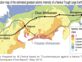 2013 Yılında Chūō Shinkansen Güzergâhı ve Deprem Riski