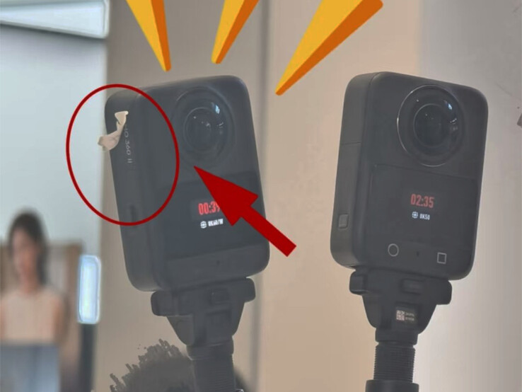 Osmo 360 II ve Osmo 360, soldan sağa doğru.