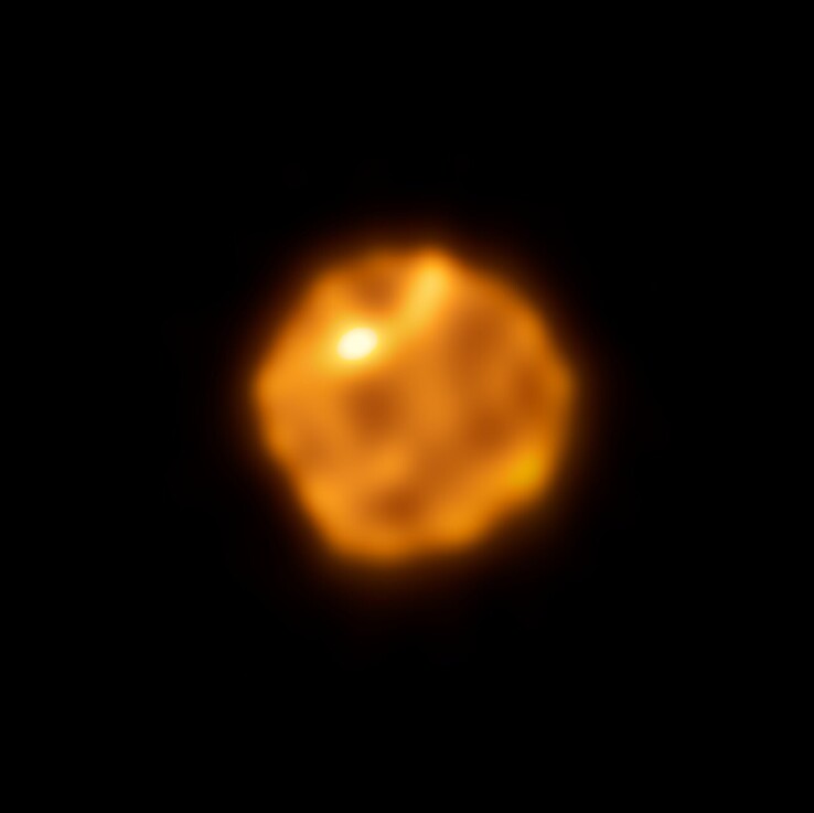 ALMA tarafından çekilen, Betelgeuse'yi gösteren görüntü.