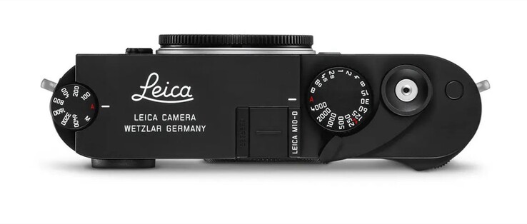 Leica M10-D, klasik film ilerletme kolu şeklinde bir başparmak desteğine sahiptir.