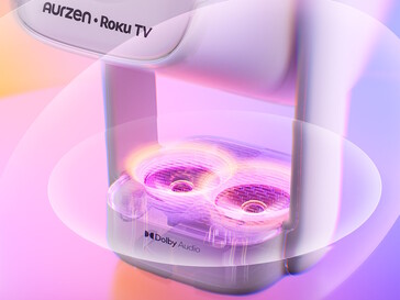 Aurzen Eazze D1R Air projektör, çift 5W Dolby Audio hoparlör ile birlikte gelir.