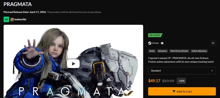 Pragmata indirimli olarak listelenmiştir.