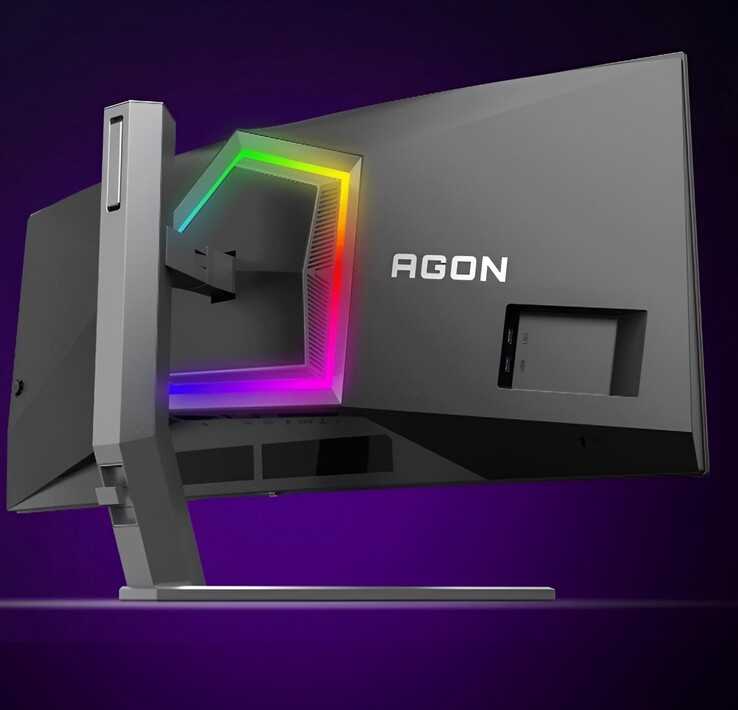 Agon Pro oyun monitörü RGB aydınlatma özelliğine sahiptir.