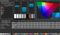 Kalibrasyondan sonra ColorChecker