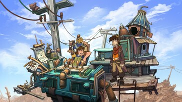 Resim: Deponia oyunundan bir ekran görüntüsü.