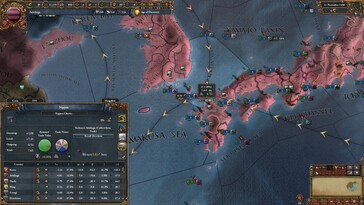 Resimde görülüyor: Europa Universalis IV'ten bir oynanış ekran görüntüsü.