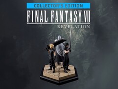 Final Fantasy 7 Revelation Koleksiyoncu Sürümü'nden heykeller gösterilmektedir