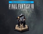 Final Fantasy 7 Revelation Koleksiyoncu Sürümü'nden heykeller gösterilmektedir