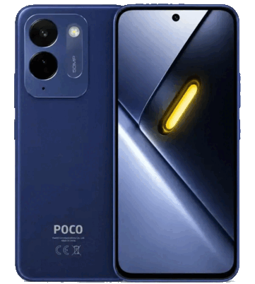 Mavi renkli Poco C9 Pro.