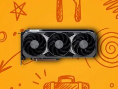 AMD, RX 9070/9070 XT için herhangi bir referans tasarım sunmadı ve yalnızca burada gösterilen bir sanatçı taslağını yayınladı.