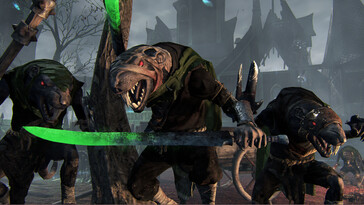 Mordheim'daki düşmanları gösteren bir görüntü: Lanetliler Şehri.