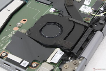 Soğutma çözümü ikiz ~35 mm fan ve aralarında büyük bir bakır ısı borusundan oluşur