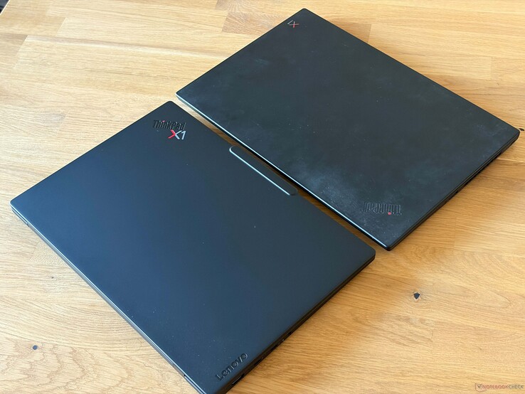 X1 Carbon 14. Nesil (solda) ile 7. Nesil (sağda) karşılaştırması