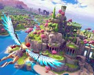 Immortals Fenyx Rising'de Fenyx'i gösteren bir görüntü.