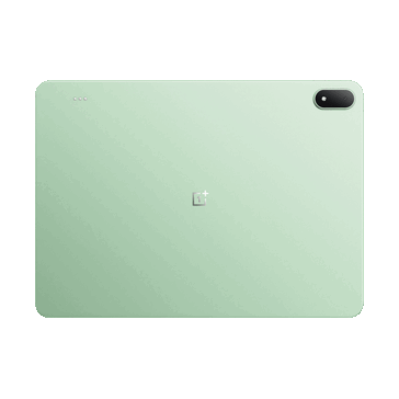 Sage Mist kaplamalı OnePlus Pad 4.