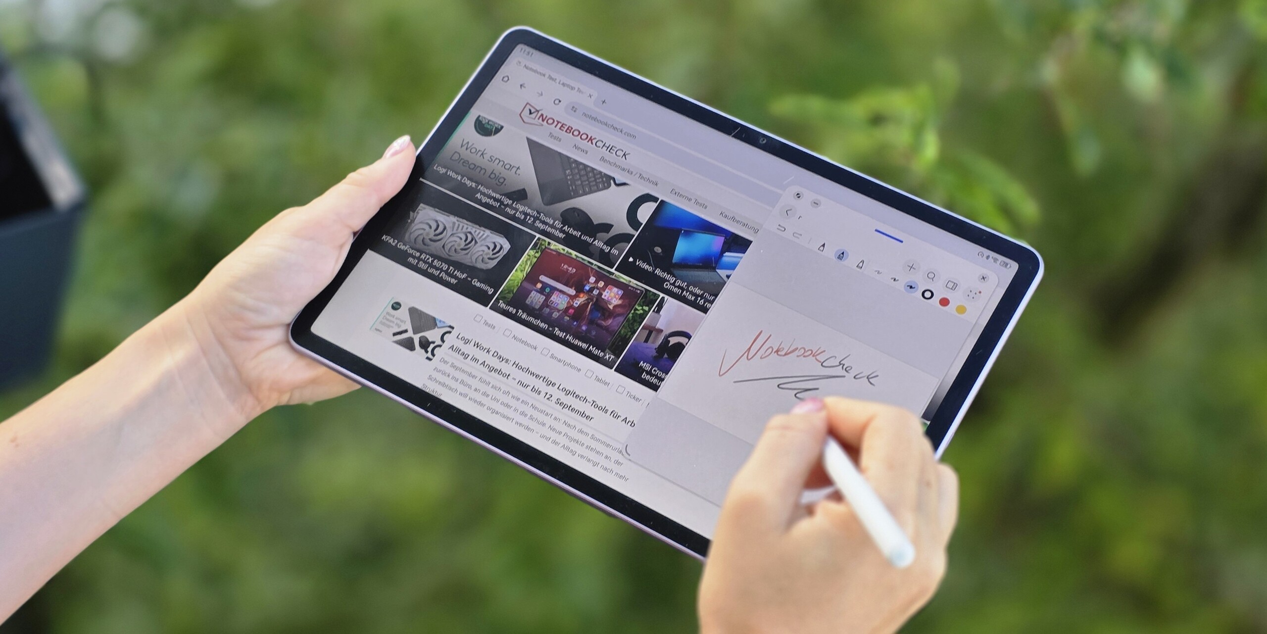 Huawei MatePad 11.5 (2025) PaperMatte tablet incelemesi (Görsel kaynağı: Marcus Herbrich) 