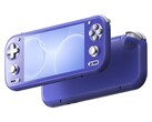 Indigo rengindeki Anbernic RG 55G1.