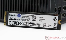 Kingston SKC3000 2-TB SSD (test SSD'si)