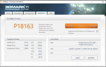 3DMark 11 (plugged in)