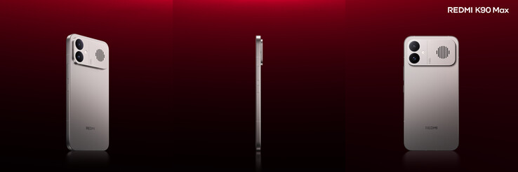 Redmi K90 Max'in arka ve yan tasarımı