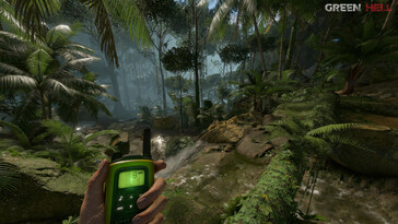Green Hell'deki bir ortamı gösteren bir resim.