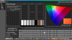 Kalibrasyondan sonra ColorChecker